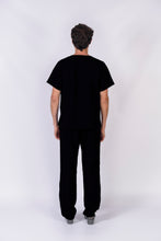 Cargar imagen en el visor de la galería, Pantalón y Blusa Unisexo Antifluidos Negro Oscuro REF.: PB021AJN