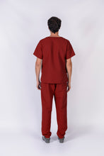 Cargar imagen en el visor de la galería, Pantalón y Blusa Unisexo Antifluidos Vino tinto REF.: PB021AJVT