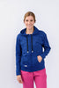 Saco Antifluidos Unisexo  Perchado Jaspeado Azul Rey con Capota REF: ST223PJAR