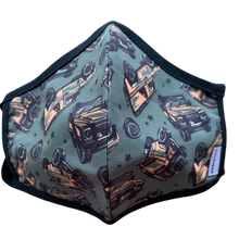 Cargar imagen en el visor de la galería, MASCARILLA ANTIFLUIDOS FRANCIA ESTAMPADO JEEP CAMUFLADO REF :AM 722 AFEJC-N