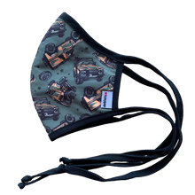 Cargar imagen en el visor de la galería, MASCARILLA ANTIFLUIDOS FRANCIA ESTAMPADO JEEP CAMUFLADO REF :AM 722 AFEJC-N