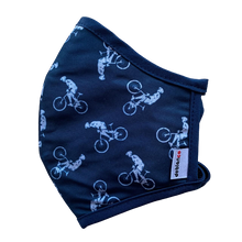 Cargar imagen en el visor de la galería, MASCARILLA ANTIFLUIDOS FRANCIA ESTAMPADO BICICLETAS REF :AM 722 AFEBA-AO