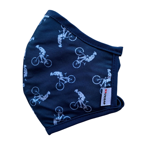 MASCARILLA ANTIFLUIDOS FRANCIA ESTAMPADO BICICLETAS REF :AM 722 AFEBA-AO