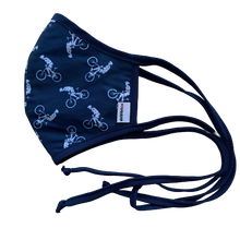 Cargar imagen en el visor de la galería, MASCARILLA ANTIFLUIDOS FRANCIA ESTAMPADO BICICLETAS REF :AM 722 AFEBA-AO
