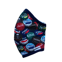 Cargar imagen en el visor de la galería, MASCARILLA ANTIFLUIDOS FRANCIA ESTAMPADO TAPAS GASEOSAS REF :AM 723 AFETS-AO