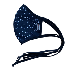 Cargar imagen en el visor de la galería, MASCARILLA ANTIFLUIDOS FRANCIA ESTAMPADO NOCHE ESTRELLADA REF :AM 722 AFENE-N