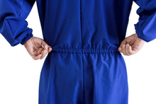 Cargar imagen en el visor de la galería, Traje de bioseguridad antifluidos unisex Azul indigo REF.: TB 01 TAI