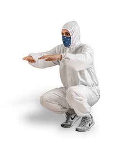 Traje de bioseguridad antifluidos unisex Blanco REF.: TB 01 T