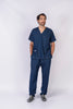Pantalón y Blusa Unisexo indigo (tipo Jean Oscuro) REF.: PB326KO