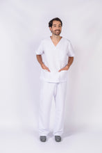 Cargar imagen en el visor de la galería, Pantalón y Blusa Unisexo Antifluidos Blanco REF.: PB386AJ