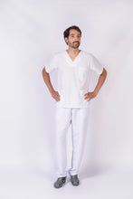 Cargar imagen en el visor de la galería, Pantalón y Blusa Unisexo Antifluidos Blanco REF.: PB021AJ