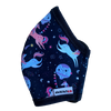 MASCARILLA PARA NIÑOS EN ANTIFLUIDOS FRANCIA ESTAMPADO UNICORNIOS CABALLITOS REF :AM 724 AFEUC-N