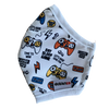 MASCARILLA PARA NIÑOS EN ANTIFLUIDOS FRANCIA ESTAMPADO VIDEOJUEGOS :AM 724 AFEP-BL