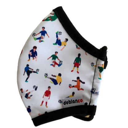 MASCARILLA PARA NIÑOS EN ANTIFLUIDOS FRANCIA ESTAMPADO FUTBOL REF :AM 724 AFEB-N