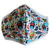 MASCARILLA PARA NIÑOS EN ANTIFLUIDOS FRANCIA ESTAMPADO MONSTRUOS YEAH:AM 724 AFEY-BL