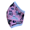 MASCARILLA PARA NIÑOS EN ANTIFLUIDOS FRANCIA ESTAMPADO GATICOS :AM 724 AFEG-BL