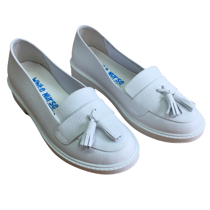 Zapato Blanco para Dama en Cuero REF.: ZA183