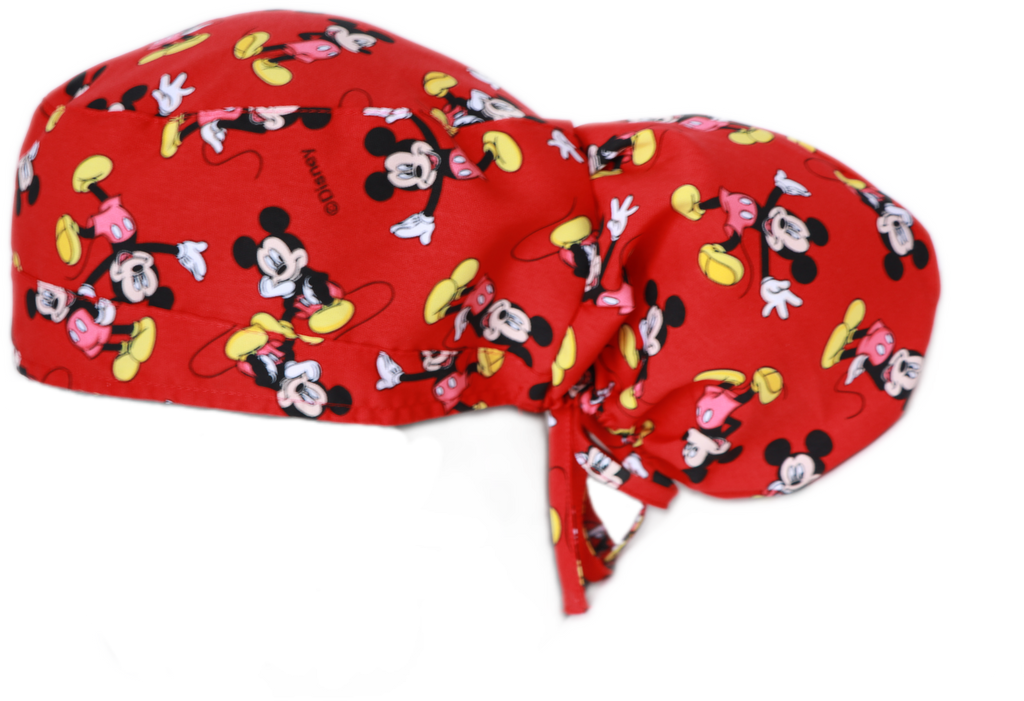 GORRO TIPO CIRUGIA DAMA ANTIFLUIDOS NEPAL ANTIBACTERIAL ESTAMPADO DISNEY MICKEY BAILANDO REF :AG 785 ANEMB