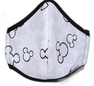 MASCARILLA PARA NIÑOS EN ANTIFLUIDOS NEPAL ANTIBACTERIAL ESTAMPADO DE DISNEY SILUETAS MICKEY MOUSE REF :AM 724 ANESM-N