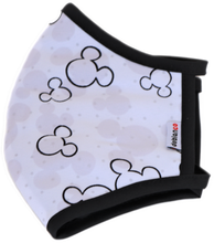 Cargar imagen en el visor de la galería, MASCARILLA PARA NIÑOS EN ANTIFLUIDOS NEPAL ANTIBACTERIAL ESTAMPADO DE DISNEY SILUETAS MICKEY MOUSE REF :AM 724 ANESM-N