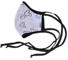 Cargar imagen en el visor de la galería, MASCARILLA PARA NIÑOS EN ANTIFLUIDOS NEPAL ANTIBACTERIAL ESTAMPADO DE DISNEY SILUETAS MICKEY MOUSE REF :AM 724 ANESM-N